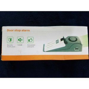 Door Stop Alarm Personal Security Fortification Green 120 DB